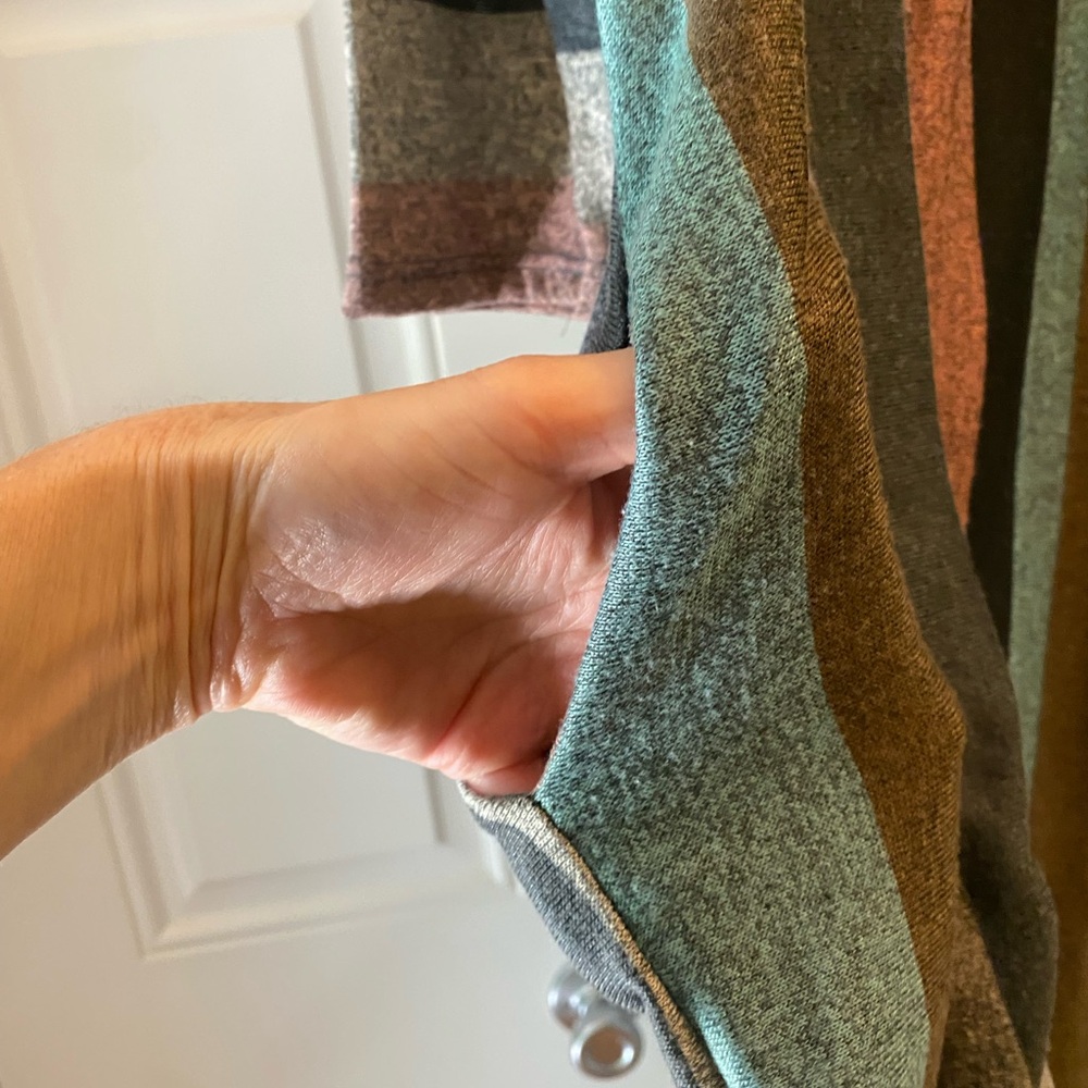 Women’s Striped Multicolor Dress - Picture 4 of 6